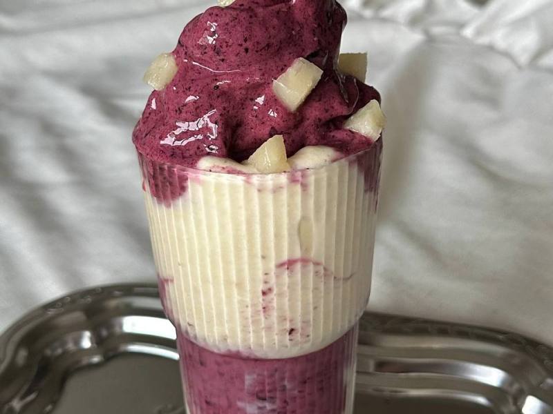Blueberry Pineapple Protein Smoothie  (High-Protein, No Added&nbsp;Sugar)